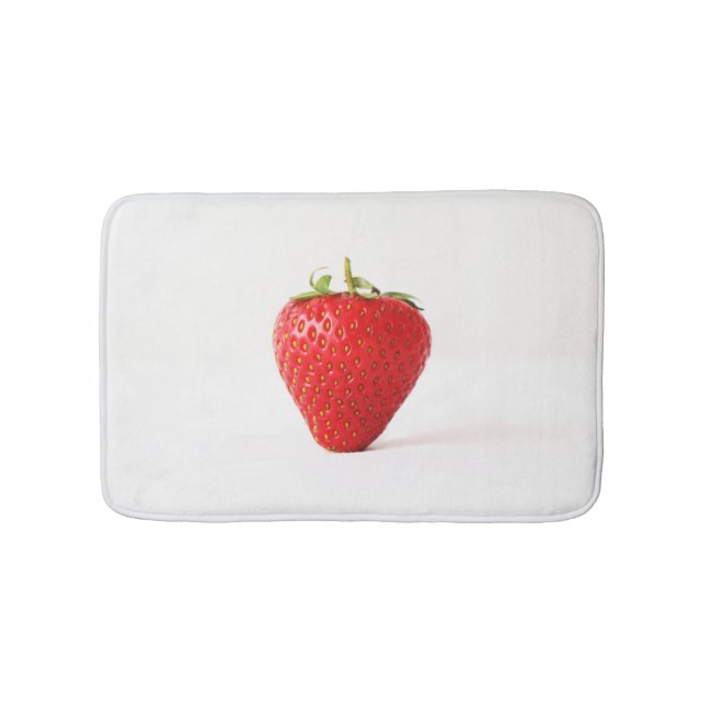 Tapis De Bain Un bmcna de fraise rouge (Devant)