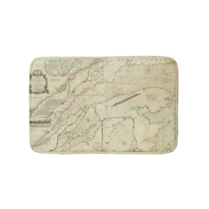 Tapis De Bain Un diagramme précis de la rivière St Lawrence