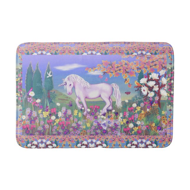 Tapis De Bain Un paradis mauve Bath Mat (Devant)