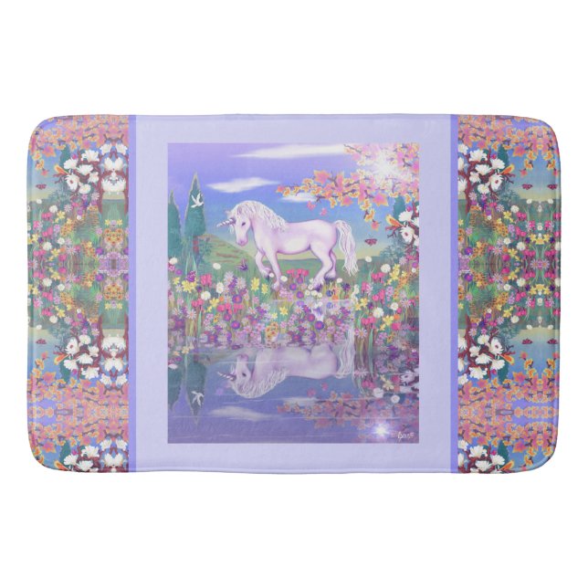Tapis De Bain Un paradis mauve Bath Mat (Devant)