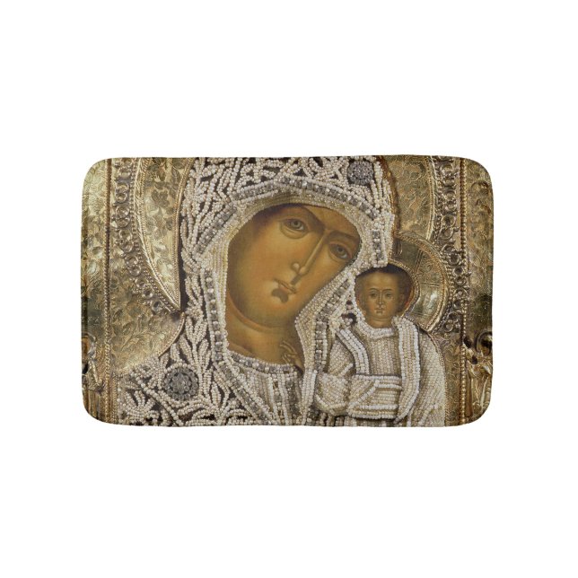 Tapis De Bain Une icône montrant la Vierge de Kazan (Devant)