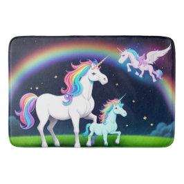 Tapis De Bain Unicornes avec magie