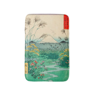 Tapis De Bain Utagawa Hiroshige - Plaine d'Otsuki dans la provin