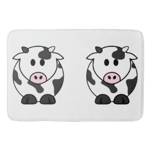 Tapis De Bain Vache laitière mignonne