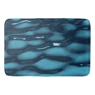Tapis De Bain Vagues Aqua Blue Water