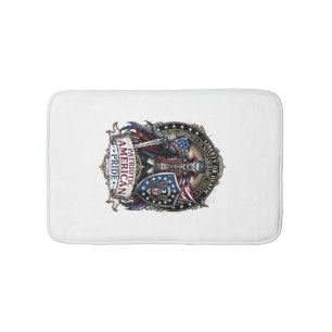 Tapis De Bain Vampire Patriotique Liberté Seigneur Horreur Monst
