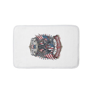 Tapis De Bain Vampire Patriotique Liberté Seigneur Horreur Monst