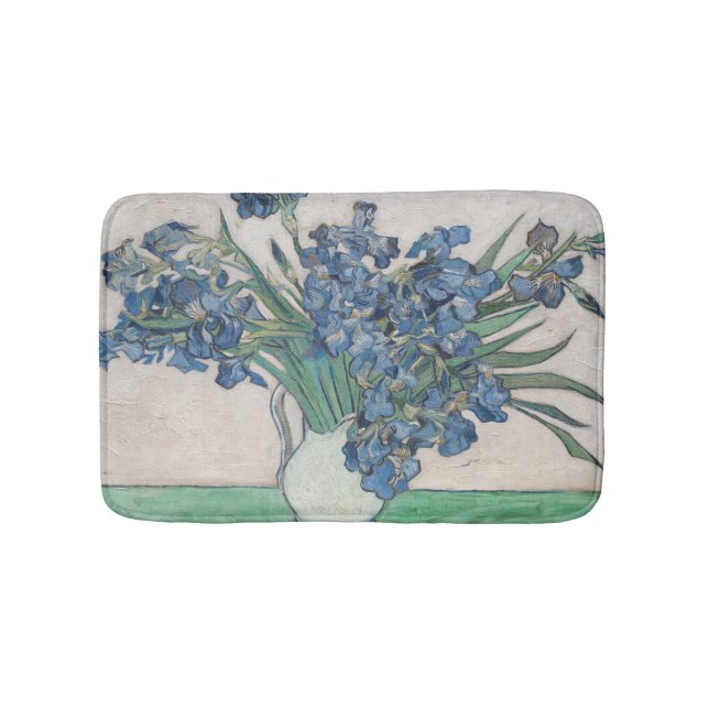 Tapis De Bain Van Gogh Iris Vase Peinture Impressionnisme (Devant)