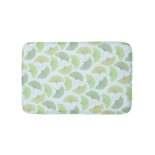 Tapis de bain vert errant de Ginkgo
