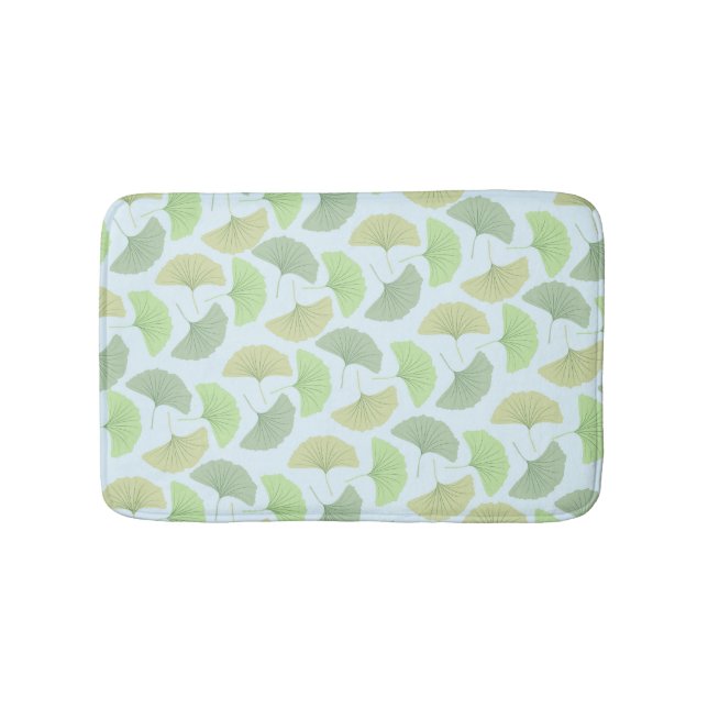 Tapis de bain vert errant de Ginkgo (Devant)