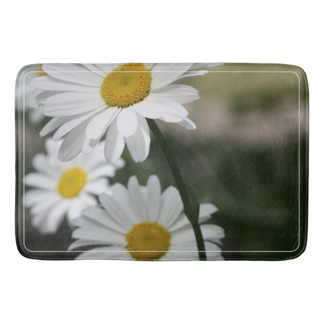 Tapis De Bain Vert foncé Blanc Et Or (Devant)