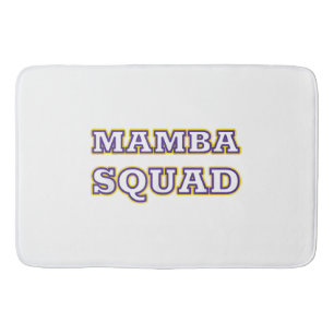 Tapis De Bain Vêtements drôles de Mamba Squad pour amateur de se