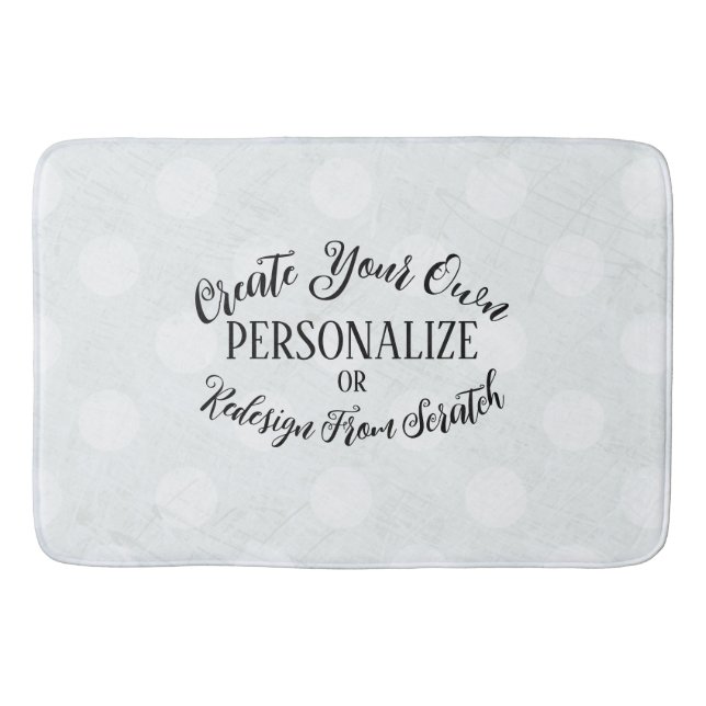 Tapis De Bain Vierge personnalisable - Créez votre propre (Devant)