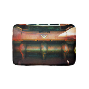Tapis De Bain Vieux Camion rouillé Fermer Bathmat Rug