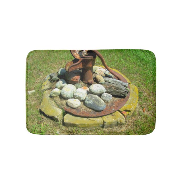 Tapis De Bain Vieux Pompe à main bien (Devant)