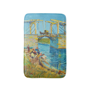 Tapis De Bain Vincent van Gogh - Pont Langlois à Arles #1