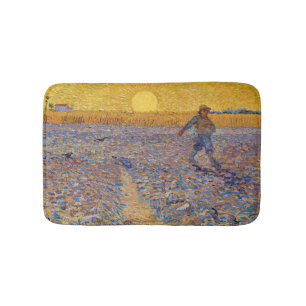Tapis De Bain Vincent van Gogh - Sower avec réglage Sun