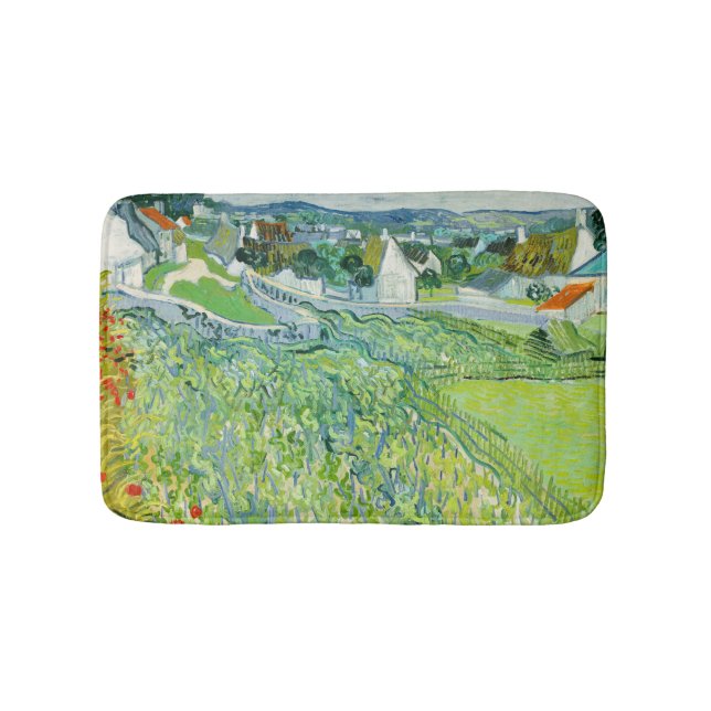 Tapis De Bain Vincent van Gogh - Vignobles à Auvers (Devant)