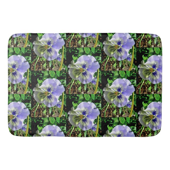 TAPIS DE BAIN VIOLET PANSY (Devant)