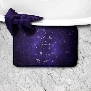 Tapis De Bain Virus pourpre zodiaque Horoscope d'astrologie co