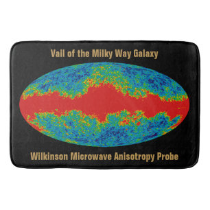 Tapis De Bain Voile Galaxy Voie Lactée sur l'univers WMAP