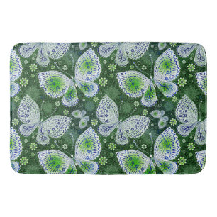 Tapis De Bain Voler vers l'extérieur Papillon Paisley Imprimer v