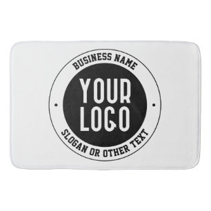 Tapis De Bain Votre logo ou votre conception d'entreprise Text
