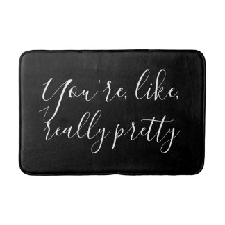 Tapis De Bain Vous êtes comme un noir et blanc vraiment moderne