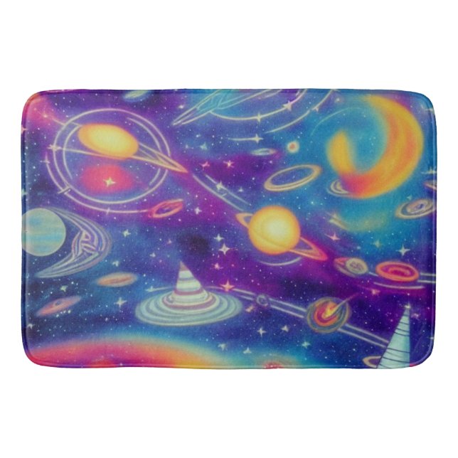 Tapis De Bain Voyage cosmique (Devant)