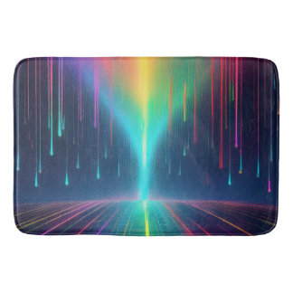 Tapis De Bain Voyage en goutte arc-en-ciel