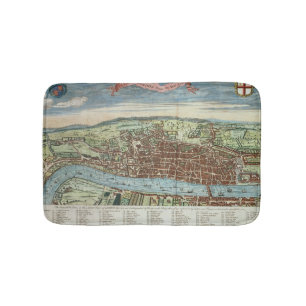 Tapis De Bain Vue de Londres, c.1560