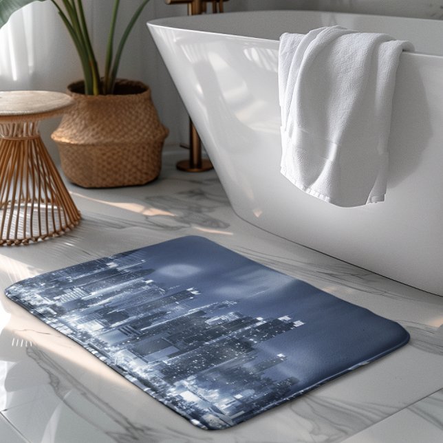 Tapis De Bain Vue panoramique de Manhattan New York City (Créateur téléchargé)