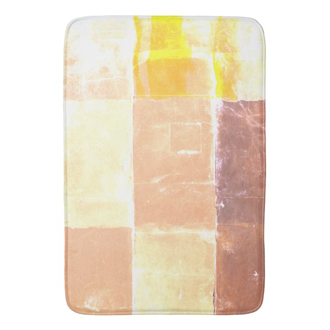 Tapis De Bain Vwndretti Couleurs Jaunes Douces (devant Vertical)