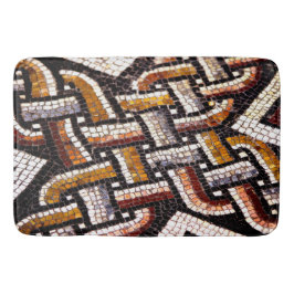 Tapis De Bain Warm Autumn Toned Roman Tile Mosaic