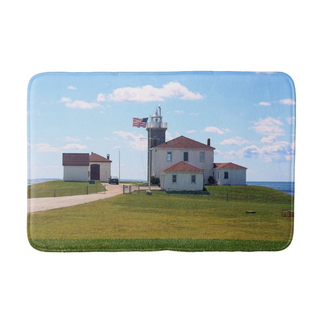 Tapis De Bain Watch Hill Lighthouse, Rhode Island Bath Mat (Devant)