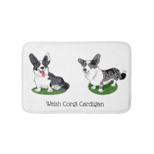 Tapis De Bain Welsh Corgi Cardigans