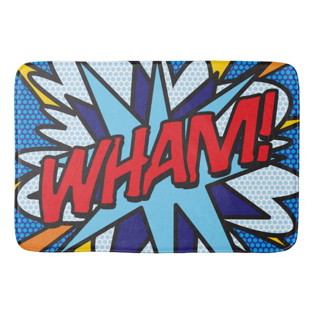 Tapis De Bain WHAM Fun Retro Comics (Devant)