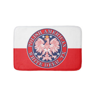 Tapis De Bain White Deer Texas Polonais American Eagle