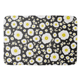 Tapis De Bain White Poppies Bath Mat (3 sizes)