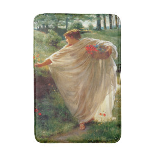 Tapis De Bain Wild Blossoms (par Edward Poynter)