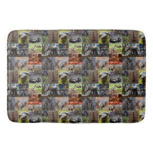 Tapis De Bain Wild Wonders : Captivant Australian Photo Collage