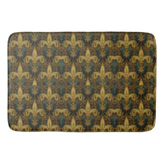 Tapis De Bain William Morris Art nouveau Lily dorée Vintage