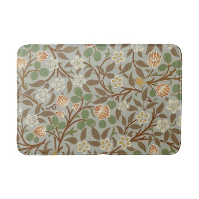 Tapis De Bain William Morris Clover Fleur botanique (Devant)