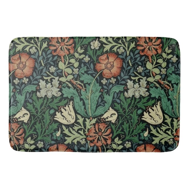Tapis De Bain William Morris Compton Floral Art (Devant)