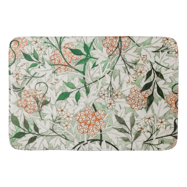 Tapis De Bain William Morris Jasmine Garden Flower Classic (Devant)