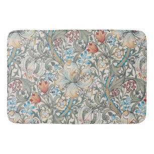 Tapis De Bain William Morris Lily Art nouveau Floral Mat de bain
