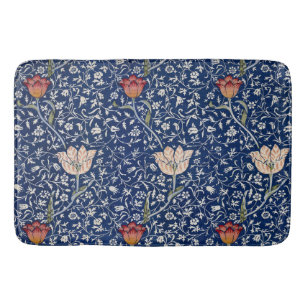 Tapis De Bain William Morris Medway Floral bleu