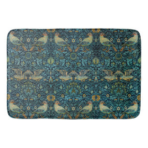 Tapis De Bain William Morris Oiseaux et motifs floraux