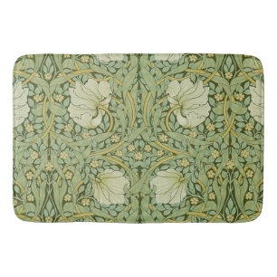 Tapis De Bain William Morris Pimpernel Fond d'écran bleu Floral
