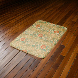 Tapis De Bain William * Morris Rose et Rose 1896 Jaune |